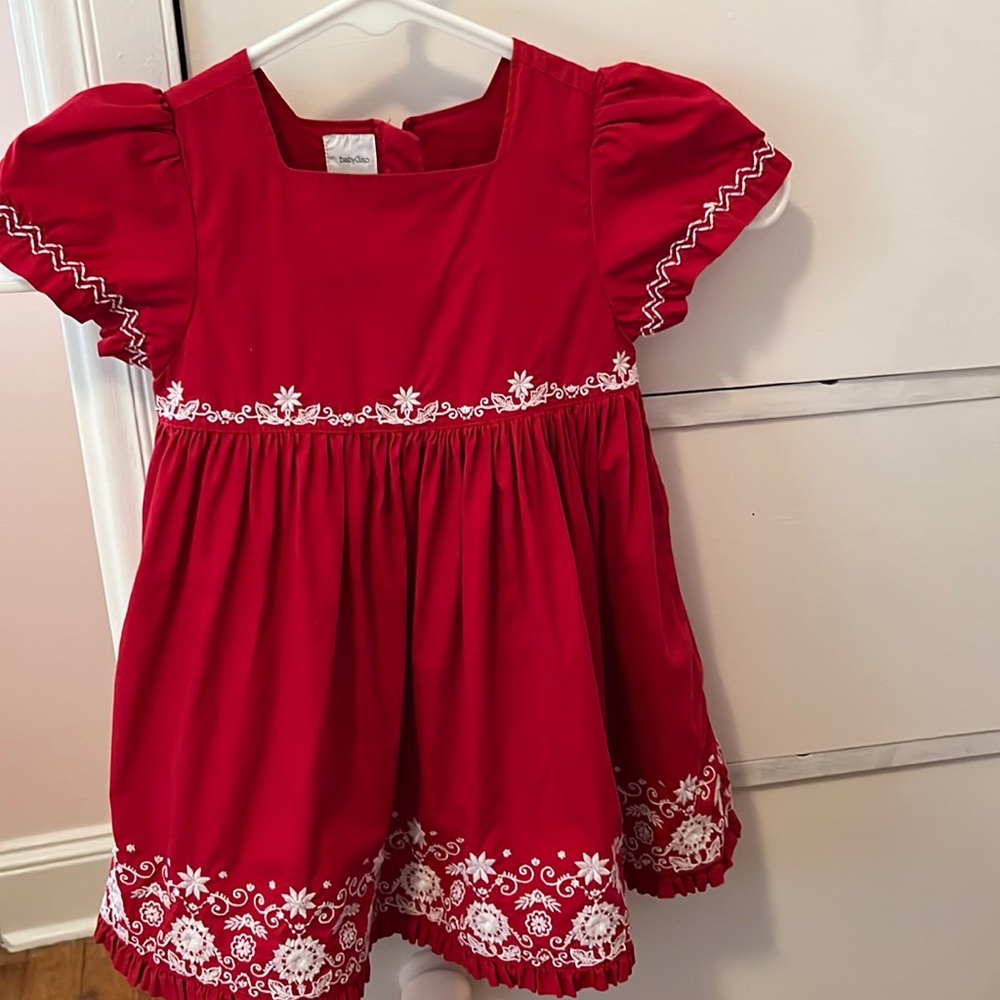 Red Baby Gap Dress  18-24 months